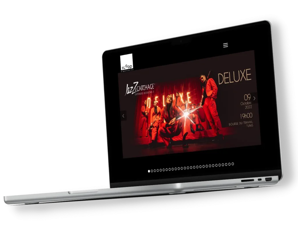 Création site web dynamique pour scoop organisation